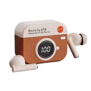 Sound by KFG Retro Camera Style Case Cover with Digital Display, Hi-Fi Design