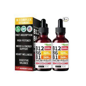 itamin B12 Liquid Drops Bundle Strawberry Flavored