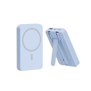 10000mAh PowerBank with Lighting and Type-C cable Blue